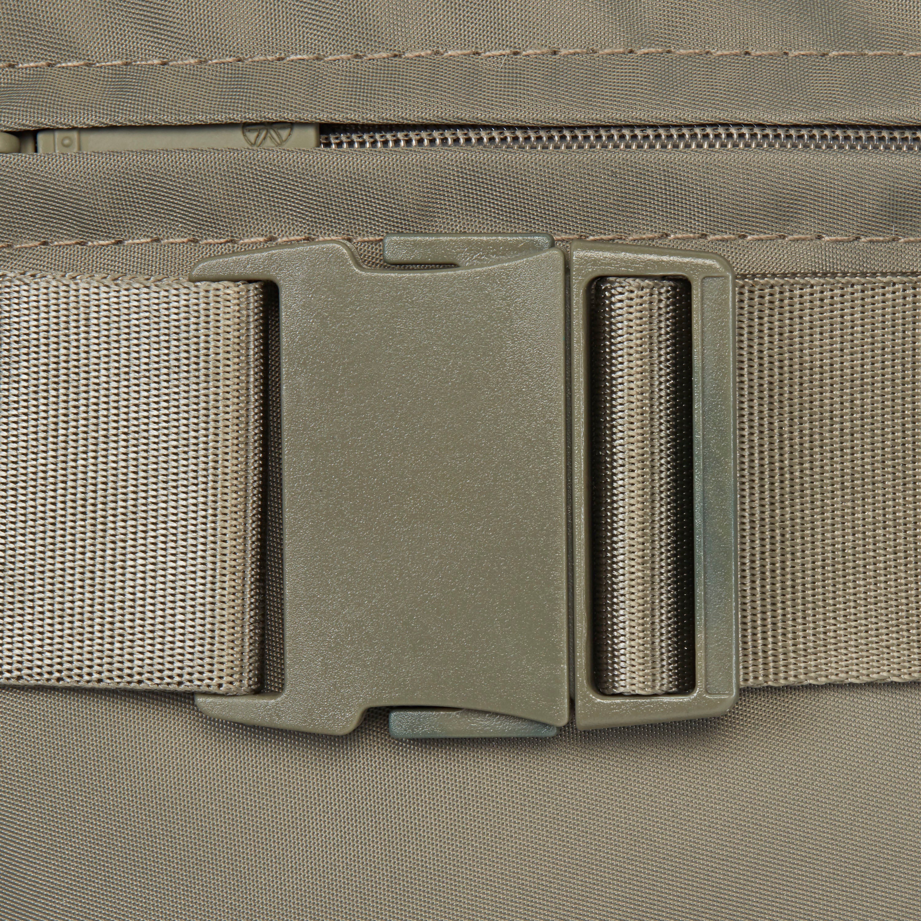 Gaiam Sidekick Waist Pack Olive buckle closeup